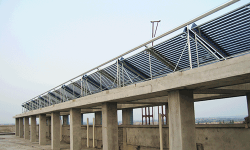 湖北松林（太阳能-空气源热泵中央热水工程）